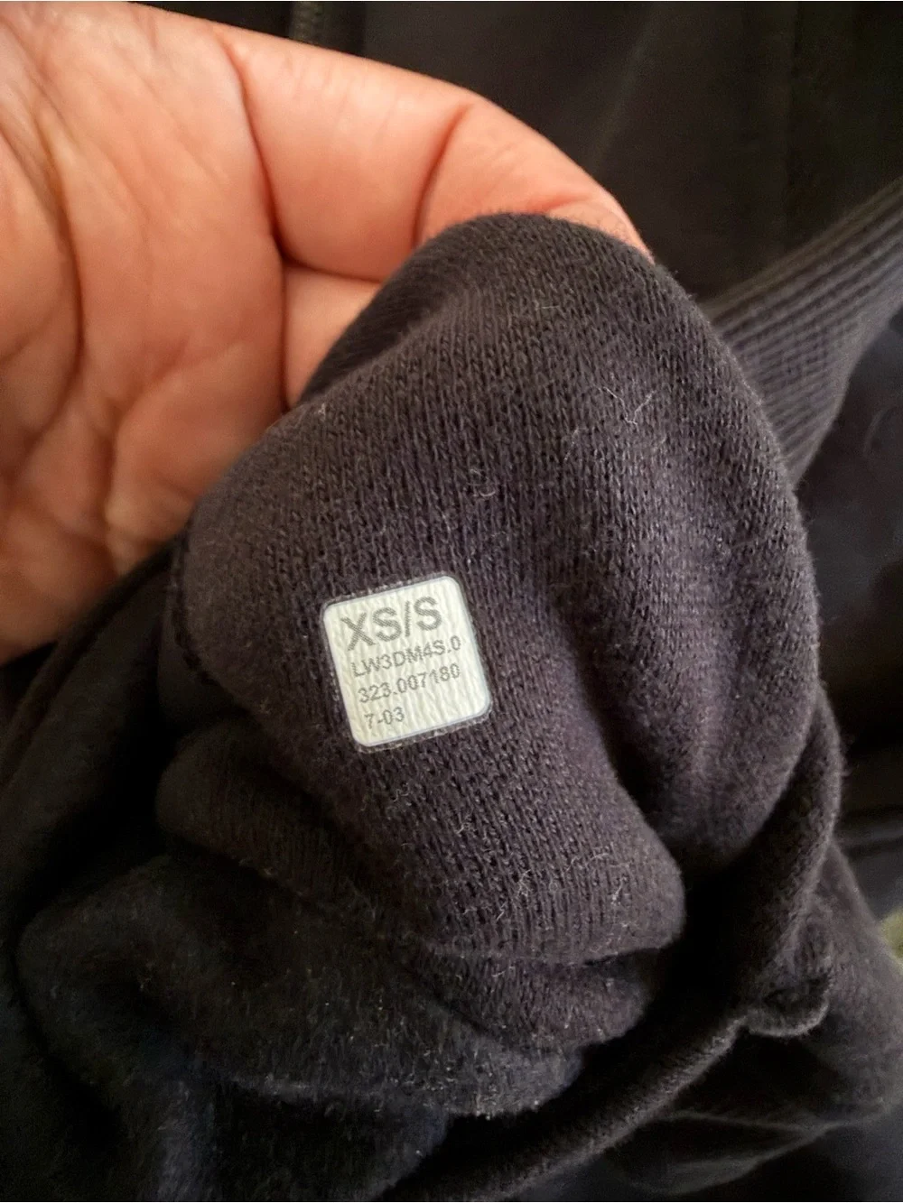 lululemon athletica Black Half-Zip Hoodie with USC Embroidered Logo size xs/s